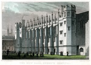 New Hall, Christs Hospital, Lontoo, 1828.