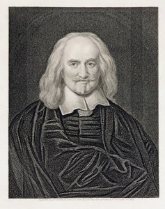 Thomas Hobbesin (1588-1679) muotokuva, kaiverrettu James Posselwhiten (1798-1884) kaiverruksella, julkaissut William Mackenzie.