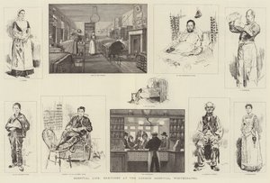 Sairaalaelämä, Luonnokset Lontoon sairaalassa, Whitechapel
