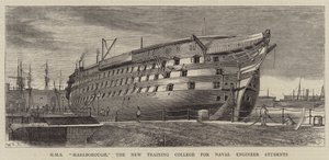 HMS Marlborough, uusi koulutusopisto laivastoinsinööriopiskelijoille tekijältä William Edward Atkins