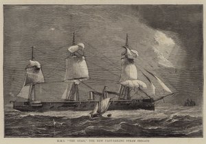 HMS The Shah, uusi nopeasti purjehtiva höyryfregatti