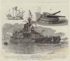 Onnettomuus HMS Collingwoodissa tekijältä William Edward Atkins