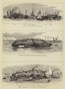 HMS Eurydice -aluksen nostaminen vesille