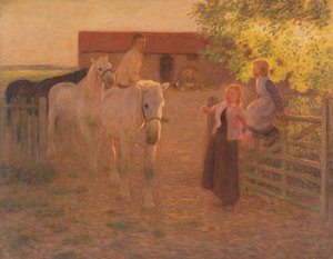 Vanha portti, n. 1896 (öljy kankaalle)