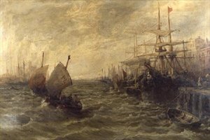 Tuulinen päivä, Peel Harbour, Mansaari