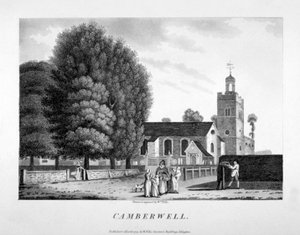 St Gilesin kirkko, Camberwell, Lontoo, 1792.