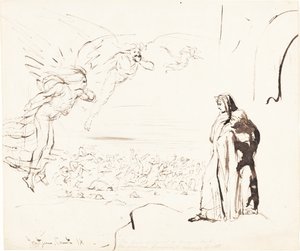 Kohtaus Infernosta (kanto IX) tekijältä William Etty