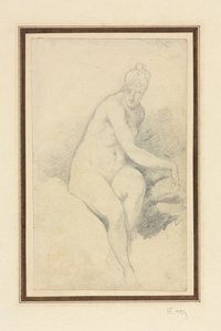 Istuva alaston tekijältä William Etty