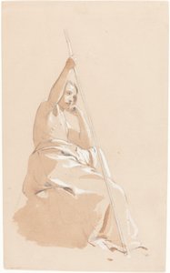 Istuva nuoriso henkilökunnan kanssa tekijältä William Etty