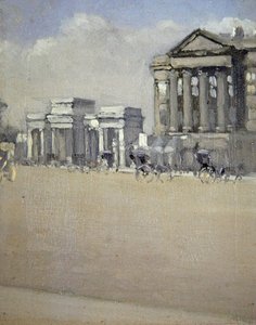 Hyde Park Corner, n. 1892 (öljy kankaalle) tekijältä William Evelyn Osbourne