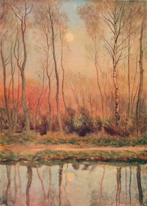 "Surreyn kanava, ilta", 1893 tekijältä William Eyre Walker