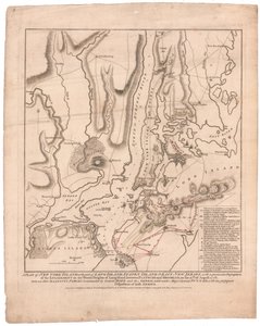 New Yorkin saaren suunnitelma tekijältä William Faden