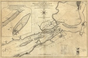 Delaware-joen kurssi Philadelphiasta Chesteriin tekijältä William Faden