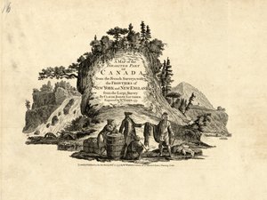 Intiaanit turkiskaupassa Kanadassa, 1777.