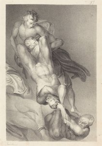 Osa viimeistä tuomiota Michael Angelolta tekijältä William Fairland after John Flaxman