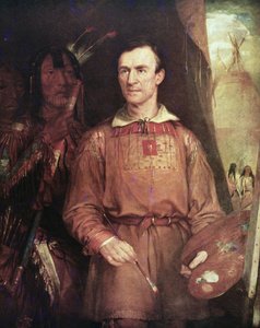 George Catlin (1798-1872) 1849 (öljy kankaalle) tekijältä William Fisk