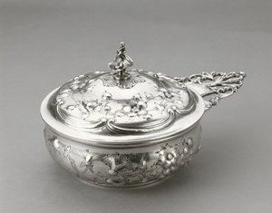 Porringer kannella, c. 1856 (hopea) tekijältä William Forbes