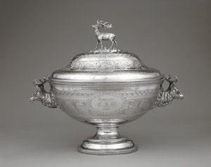 Keitto Tureen, c. 1860 (hopea) tekijältä William Forbes
