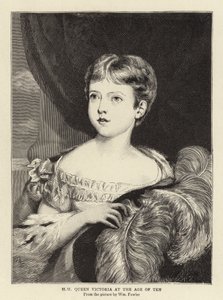 H M Kuningatar Victoria 10-vuotiaana tekijältä William Fowler