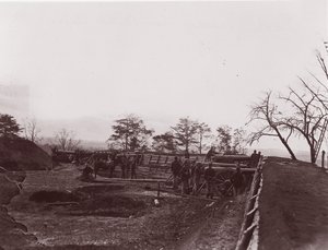 Lähellä Dutch Gapia, Virginia. Fort Brady, n. 1865.
