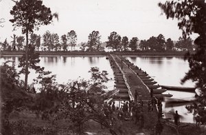 Ponttonisilta James-joen yli, n. 1864.
