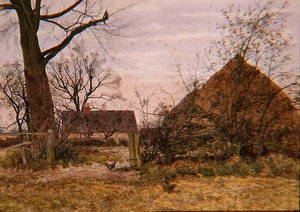 KO514 Kaukana kaupungista (akvarelli)