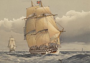 Linjan 74-tykkinen alus, noin 1794
