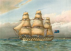 Taistelulaiva noin 1760