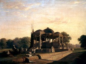 Muinainen temppeli Hulwudissa, 1826.