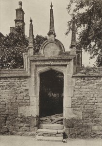 Doorway, Paynis Almshouses, Oundle (m/w kuva)