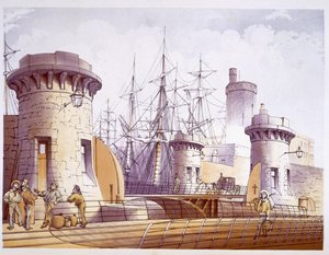 Sailors Dockside, "Modern Liverpool Illustrated", kaiverrus William Gavin Herdman ja James Orr Marples, kuvaukset A. Pickering, julkaistu 1864