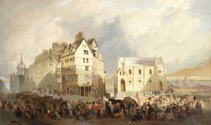 Näkymä Edinburghin nurmitorille