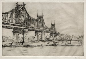 Queensboro Bridge, New York tekijältä William George Reindel