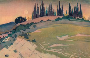 The Passing of the Crescent, Umbria, 1913, 1928