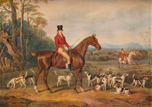 "John Mytton, Esq., Halston, Salop", 1800-luku tekijältä William Giller
