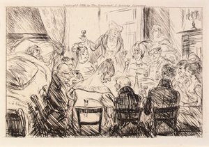 Ei kuulunut muuta kuin lautasten ja haarukoiden kolinaa. tekijältä William Glackens
