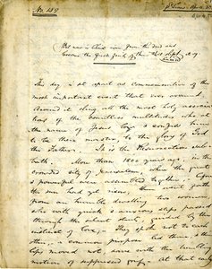 Käsikirjoitus saarnasta nro 159, William Greenleaf Eliot, 15. huhtikuuta 1838 tekijältä William Greenleaf Eliot