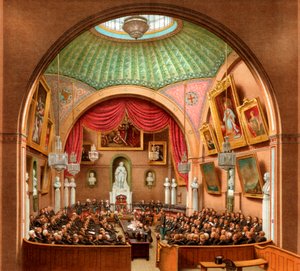 Valtuustohuone, Guildhall, Lontoon kaupunki, 1886.