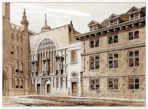 Guildhall Chapelin länsirintama, Lontoon kaupunki, 1886