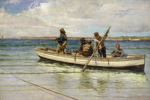 Saaliin vetäminen, 1884