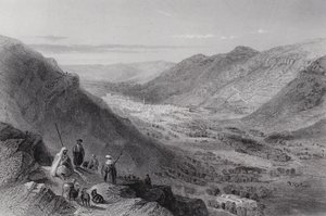Lambak ng Sichem at Nablous, Sinaunang Shechem (ukit)finn