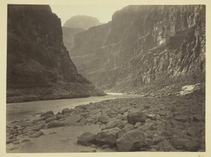 Colorado-joki, Kanab Washin suu, länteen katsottuna tekijältä William H. Bell
