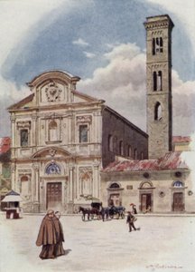 Kaikkien pyhien päivä, Firenze (väri litho)