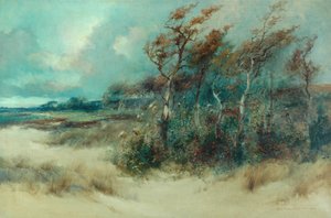 Trees in a Sandy Lane, Heysham, 1916