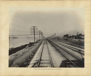 Main Line Susquehannaa pitkin Steeltonin lähistöllä tekijältä William H. Rau