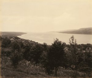 Seneca Lake ja Watkins Glen, Lehigh Valley Railroad -rautatietä varten. tekijältä William H. Rau