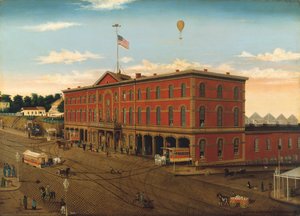 Third Avenue Railroad Depot, n. 1859-60. tekijältä William H Schenck