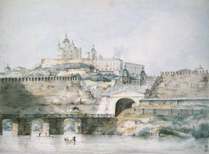 Näkymä Smolenskin kaupunkiin, 1787 tekijältä William Hadfield