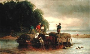 Gathering Sedge, Shrewsbury River, New Jersey tekijältä William Hahn