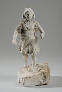 Makeetti juoksevan tytön hahmolle (kipsi) (katso myös 440336) tekijältä William Hamo Thornycroft
